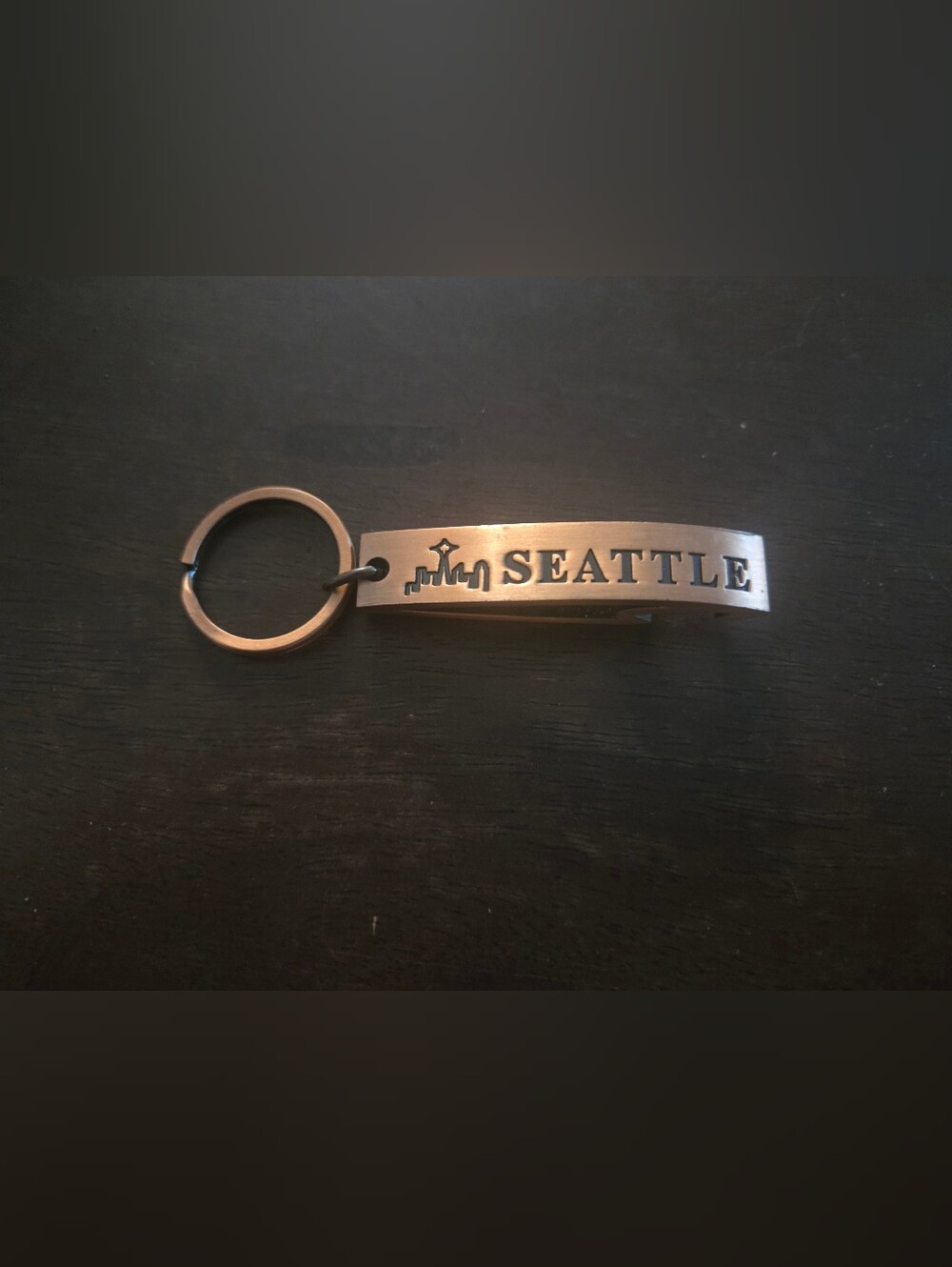 Bronze Metal Keyring Bottle Opener Keychain